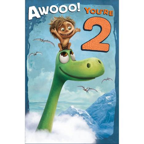You're 2 The Good Dinosaur Birthday Card £1.89